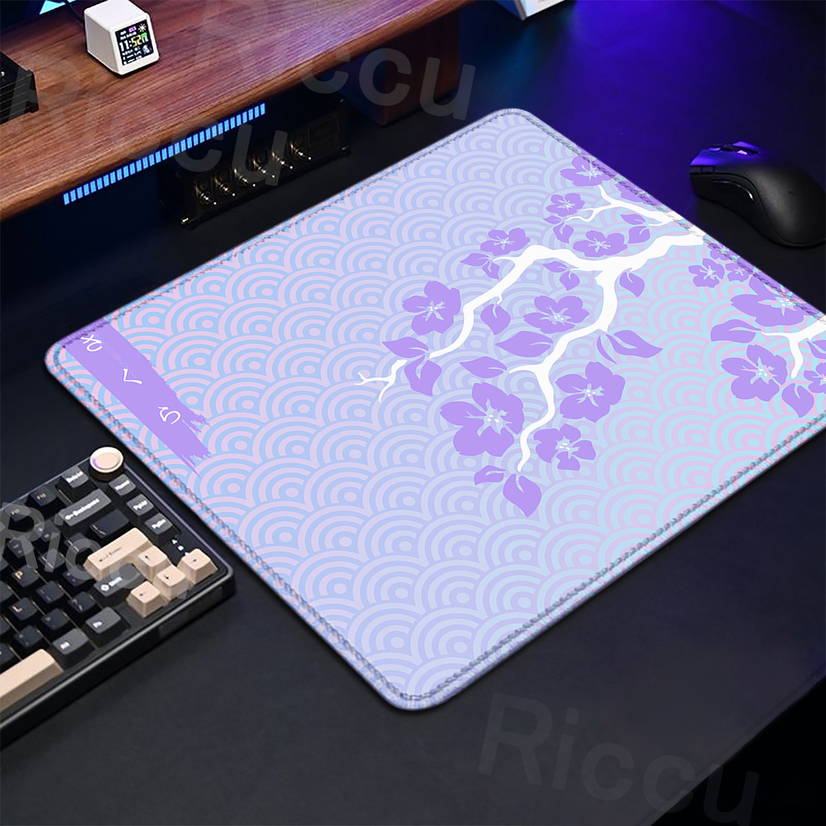 Purple Sakura Table Pad Gaming - Tradescantia Purple recension och pris