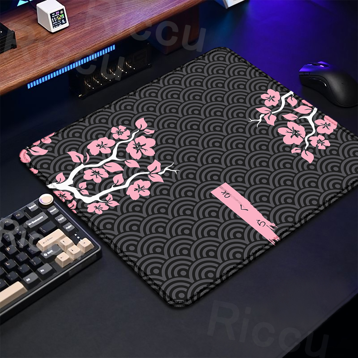 Purple Sakura Table Pad Gaming - Tradescantia Purple recension och pris