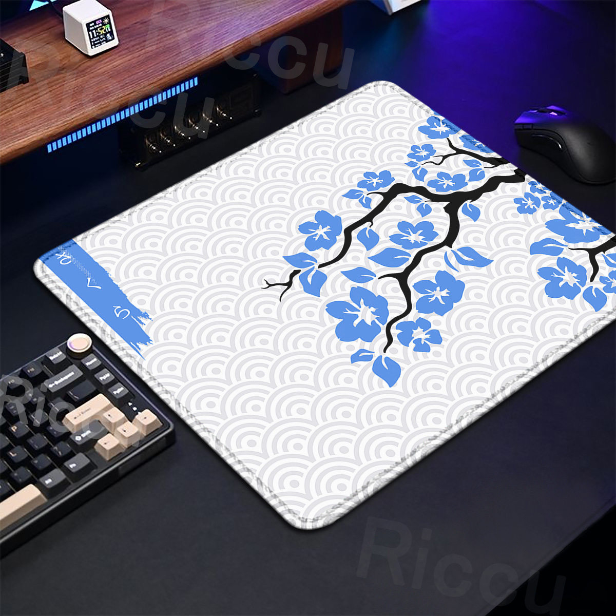 Purple Sakura Table Pad Gaming - Tradescantia Purple recension och pris