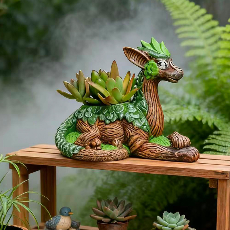 Creative Dragon Tree Flower Po - Echeveria Succulent recension och pris