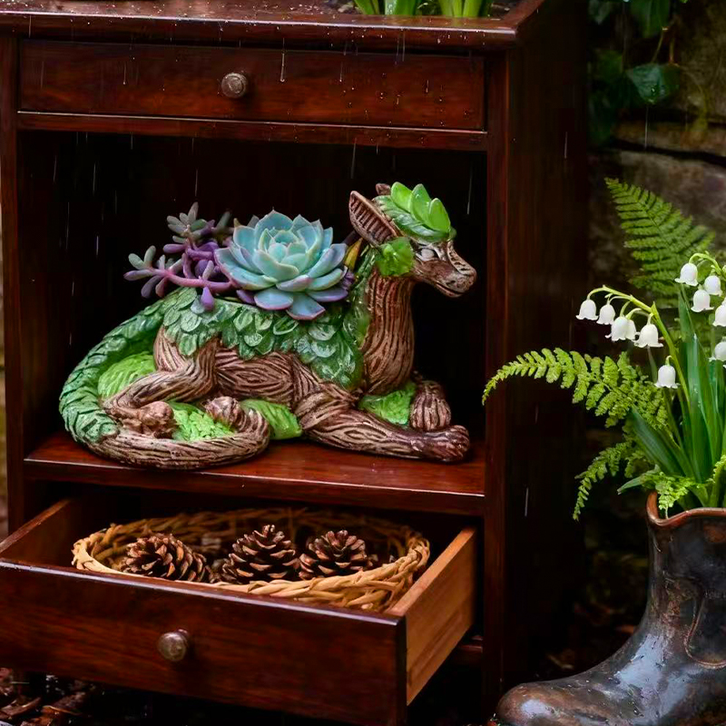Creative Dragon Tree Flower Po - Echeveria Succulent recension och pris