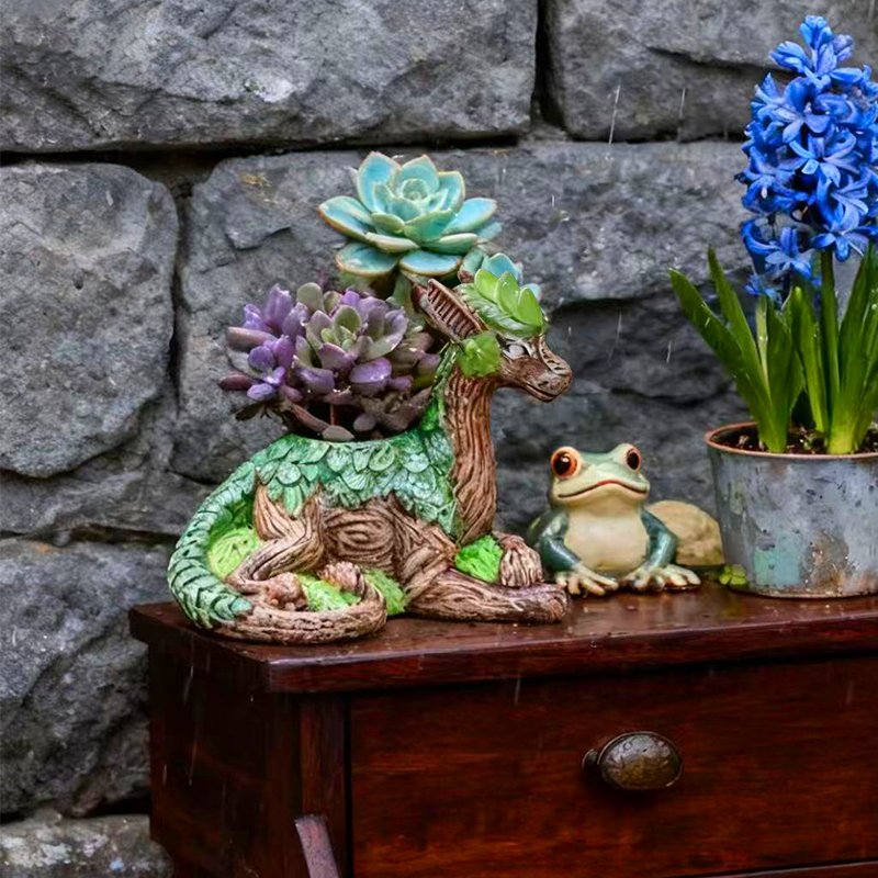 Creative Dragon Tree Flower Po - Echeveria Succulent recension och pris