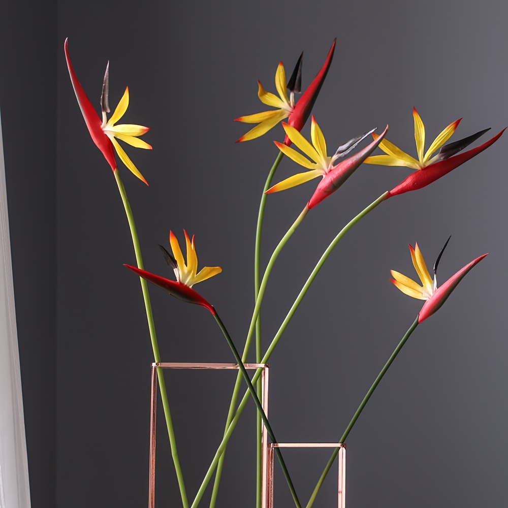Artificial Flowers Bird of Par - Bird Paradise Strelitzia recension och pris