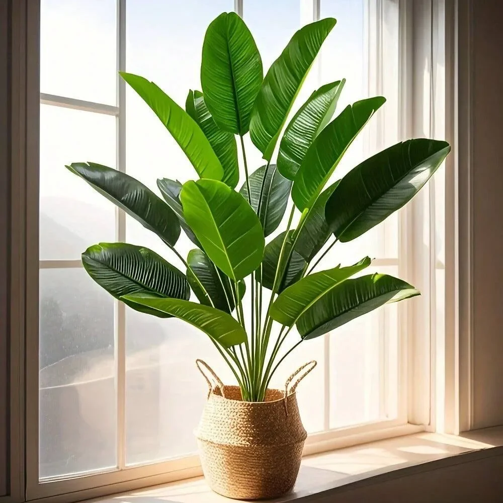 1pc 18 Leaves Artificial Plant - Ficus Lyrata Tree recension och pris