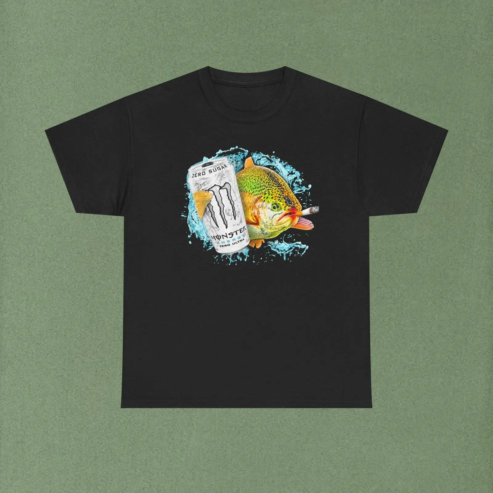 White Monster Fish T Shirt vin - Monstera Adansonii recension och pris