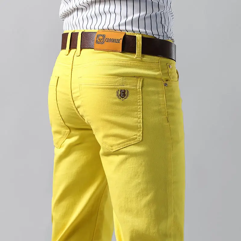 5 Colors Men's Colorful Denim  - Aglaonema Red recension och pris