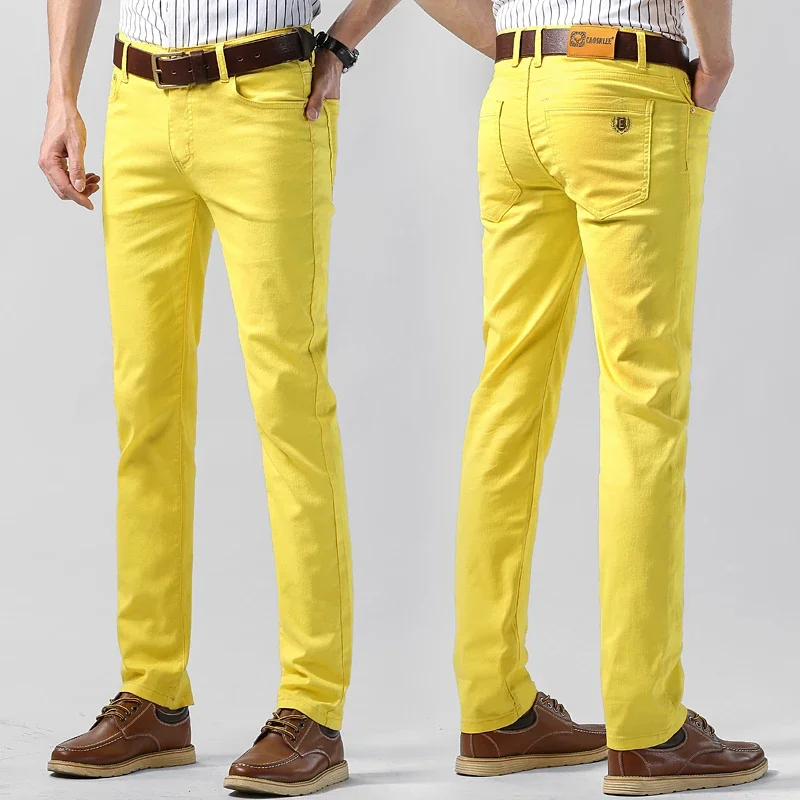 5 Colors Men's Colorful Denim  - Aglaonema Red recension och pris