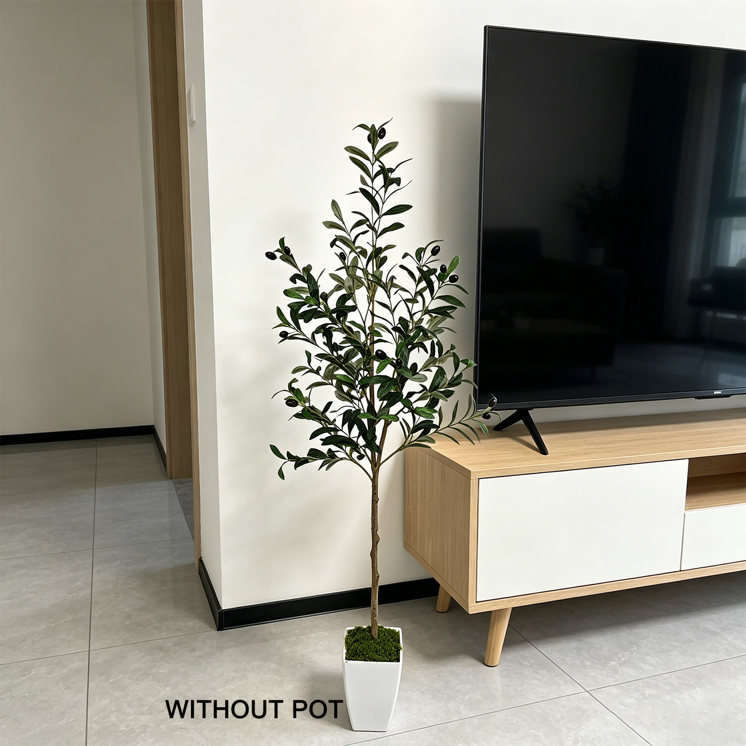 120-180cm Artificial Olive Tre - Ficus Lyrata Tree recension och pris